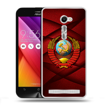 Пластиковый чехол на ASUS Zenfone 2 5 с принтом Герб СССР