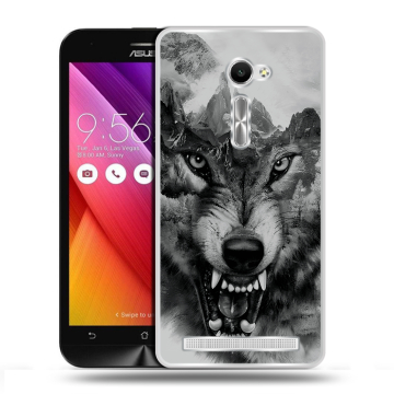 Пластиковый чехол на ASUS Zenfone 2 5 с принтом Волк