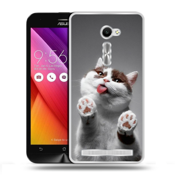Пластиковый чехол на ASUS Zenfone 2 5 с принтом Коты Пластиковый чехол на ASUS Zenfone 2 5 с принтом Коты