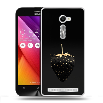 Пластиковый чехол на ASUS Zenfone 2 5 с принтом Черная клубника