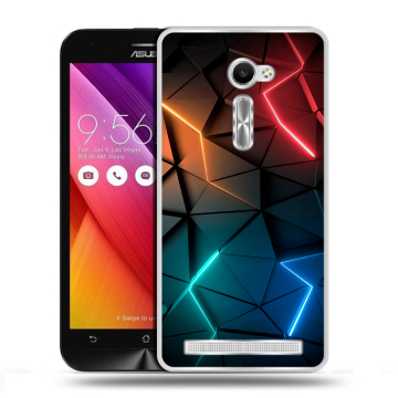 Пластиковый чехол на ASUS Zenfone 2 5 с принтом Абстракция неон Пластиковый чехол на ASUS Zenfone 2 5 с принтом Абстракция неон