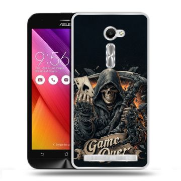 Пластиковый чехол на ASUS Zenfone 2 5 с принтом Скелет карты Пластиковый чехол на ASUS Zenfone 2 5 с принтом Скелет карты