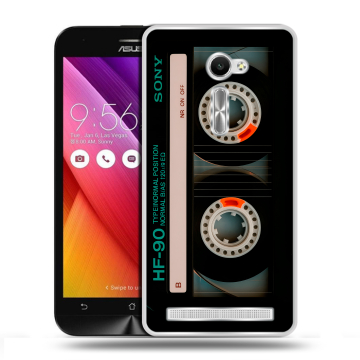 Пластиковый чехол на Asus Zenfone 2 5 с принтом Кассета