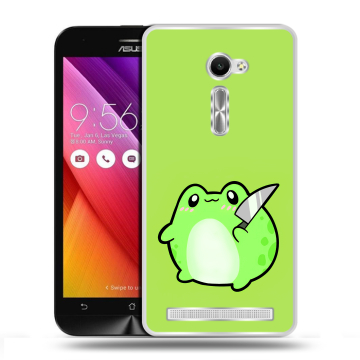 Пластиковый чехол на Asus Zenfone 2 5 с принтом Лягушенок Пластиковый чехол на Asus Zenfone 2 5 с принтом Лягушенок