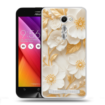 Пластиковый чехол на Asus Zenfone 2 5 с принтом Цветы