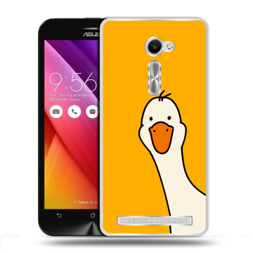 Пластиковый чехол на Asus Zenfone 2 5 с принтом Утка Пластиковый чехол на Asus Zenfone 2 5 с принтом Утка