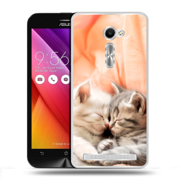 Пластиковый чехол на Asus Zenfone 2 5 с принтом Котята Пластиковый чехол на Asus Zenfone 2 5 с принтом Котята