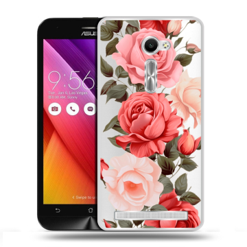 Пластиковый чехол на Asus Zenfone 2 5 с принтом Розы Пластиковый чехол на Asus Zenfone 2 5 с принтом Розы