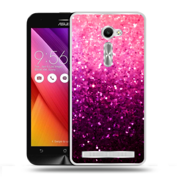 Пластиковый чехол на Asus Zenfone 2 5 с принтом Блестки