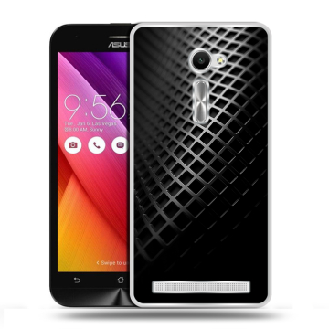 Пластиковый чехол на Asus Zenfone 2 5 с принтом Текстура металла