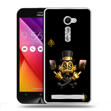 Пластиковый чехол на Asus Zenfone 2 5 с принтом Золотой скрудж макдак