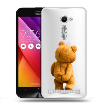 Пластиковый чехол на Asus Zenfone 2 5 с принтом Медведь