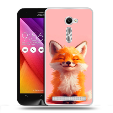 Пластиковый чехол на Asus Zenfone 2 5 с принтом милая лиса