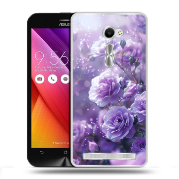 Пластиковый чехол на Asus Zenfone 2 5 с принтом Розы цветы