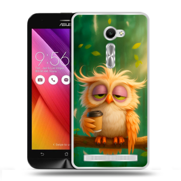 Пластиковый чехол на Asus Zenfone 2 5 с принтом сова