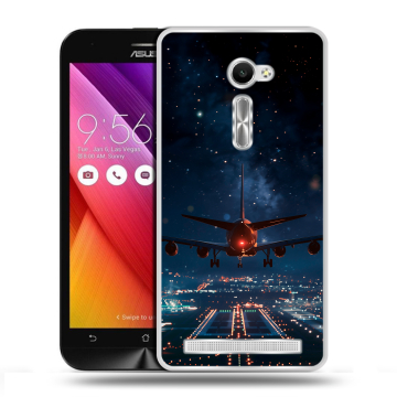 Пластиковый чехол на Asus Zenfone 2 5 с принтом самолет Пластиковый чехол на Asus Zenfone 2 5 с принтом самолет
