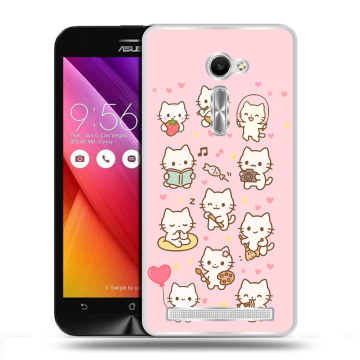 Пластиковый чехол на Asus Zenfone 2 5 с принтом Hello Kitty Хелоу Кити Пластиковый чехол на Asus Zenfone 2 5 с принтом Hello Kitty Хелоу Кити