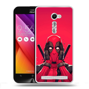 Пластиковый чехол на Asus Zenfone 2 5 с принтом Дедпул Deadpool Пластиковый чехол на Asus Zenfone 2 5 с принтом Дедпул Deadpool