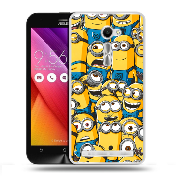Пластиковый чехол на Asus Zenfone 2 5 с принтом Миньоны Пластиковый чехол на Asus Zenfone 2 5 с принтом Миньоны