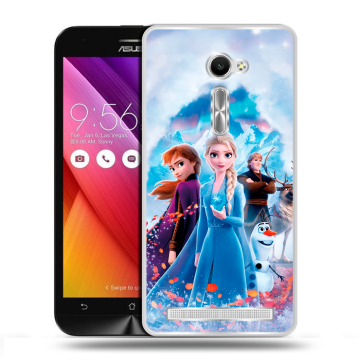 Пластиковый чехол на Asus Zenfone 2 5 с принтом Холодное сердце Frozen Пластиковый чехол на Asus Zenfone 2 5 с принтом Холодное сердце Frozen