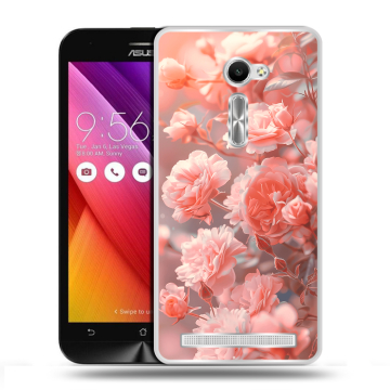 Пластиковый чехол на Asus Zenfone 2 5 с принтом Розы цветы