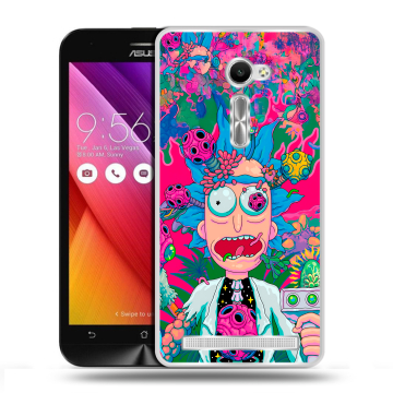 Пластиковый чехол на Asus Zenfone 2 5 с принтом Рик и Морти Rick Morty Пластиковый чехол на Asus Zenfone 2 5 с принтом Рик и Морти Rick Morty