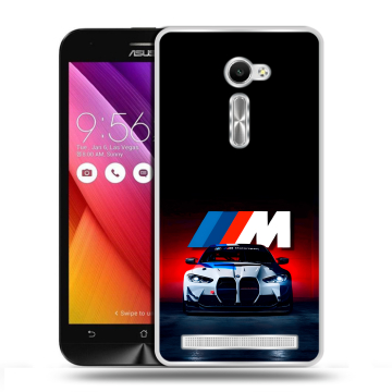 Пластиковый чехол на Asus Zenfone 2 5 с принтом БМВ BMW
