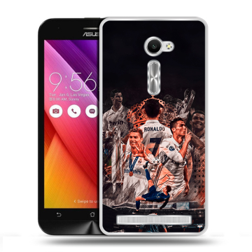 Пластиковый чехол на Asus Zenfone 2 5 с принтом Реал Роналдо Real Ronaldo