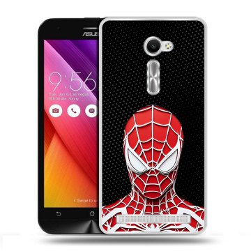 Пластиковый чехол на Asus Zenfone 2 5 с принтом человек паук spiderman Пластиковый чехол на Asus Zenfone 2 5 с принтом человек паук spiderman