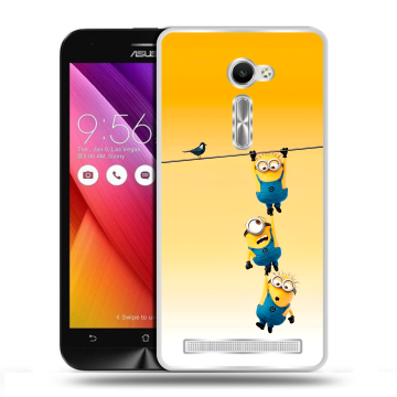 Пластиковый чехол на Asus Zenfone 2 5 с принтом Миньоны Пластиковый чехол на Asus Zenfone 2 5 с принтом Миньоны