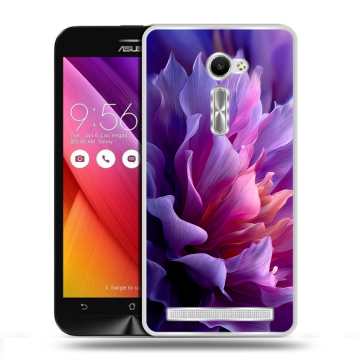 Пластиковый чехол на Asus Zenfone 2 5 с принтом женский цветы