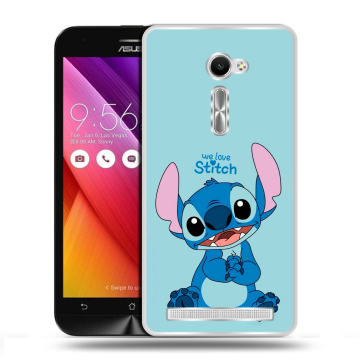 Пластиковый чехол на Asus Zenfone 2 5 с принтом Лило и Стич