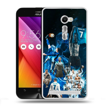 Пластиковый чехол на Asus Zenfone 2 5 с принтом Реал Роналдо
