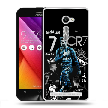 Пластиковый чехол на Asus Zenfone 2 5 с принтом Реал Роналдо