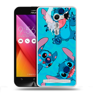 Пластиковый чехол на Asus Zenfone 2 5 с принтом Лило и Стич