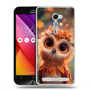 Пластиковый чехол на Asus Zenfone 2 5 с принтом Милая сова Пластиковый чехол на Asus Zenfone 2 5 с принтом Милая сова