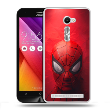 Пластиковый чехол на Asus Zenfone 2 5 с принтом Spiderman Человек паук