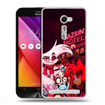 Пластиковый чехол на Asus Zenfone 2 5 с принтом Hazbin Hotel Отель Хазбин Пластиковый чехол на Asus Zenfone 2 5 с принтом Hazbin Hotel Отель Хазбин