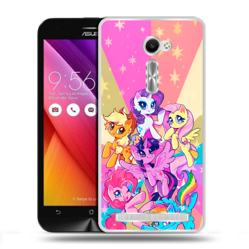 Пластиковый чехол на Asus Zenfone 2 5 с принтом My little pony Дружба чудо