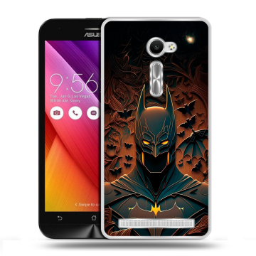 Пластиковый чехол на Asus Zenfone 2 5 с принтом Batman Бэтмен Пластиковый чехол на Asus Zenfone 2 5 с принтом Batman Бэтмен