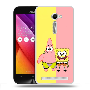 Пластиковый чехол на Asus Zenfone 2 5 с принтом Спанч боб Спанчбоб