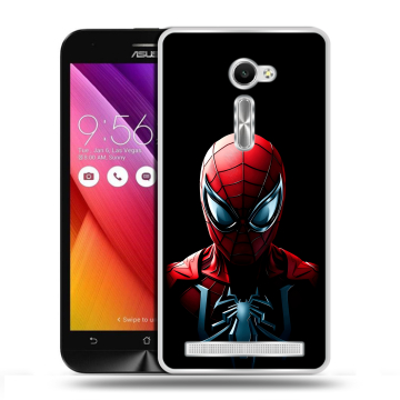 Пластиковый чехол на Asus Zenfone 2 5 с принтом Spiderman Человек паук