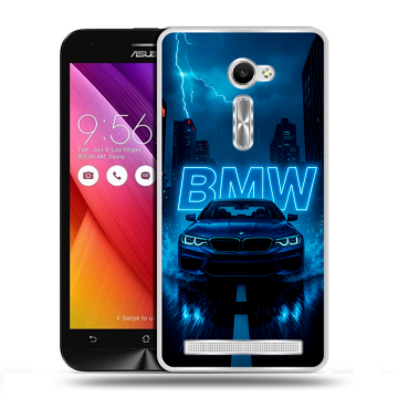 Пластиковый чехол на Asus Zenfone 2 5 с принтом BMW БМВ