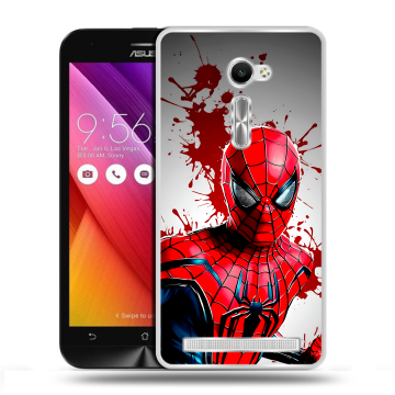 Пластиковый чехол на Asus Zenfone 2 5 с принтом Spiderman Человек паук Пластиковый чехол на Asus Zenfone 2 5 с принтом Spiderman Человек паук