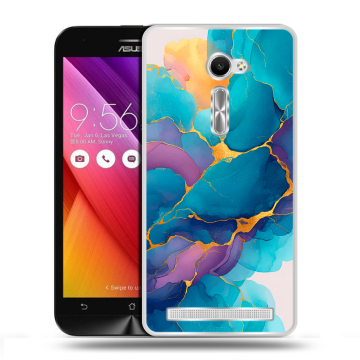 Пластиковый чехол на Asus Zenfone 2 5 с принтом Мрамор блестки Пластиковый чехол на Asus Zenfone 2 5 с принтом Мрамор блестки