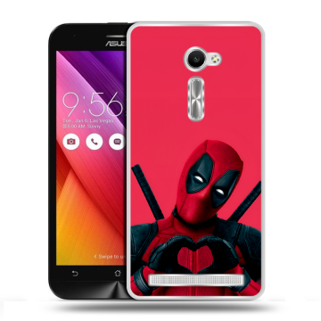 Пластиковый чехол на Asus Zenfone 2 5 с принтом Дедпул Deadpool Пластиковый чехол на Asus Zenfone 2 5 с принтом Дедпул Deadpool