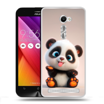 Пластиковый чехол на Asus Zenfone 2 5 с принтом милая панда Пластиковый чехол на Asus Zenfone 2 5 с принтом милая панда