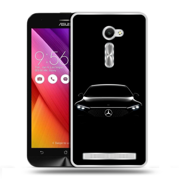 Пластиковый чехол на Asus Zenfone 2 5 с принтом Mercedes Мерседес