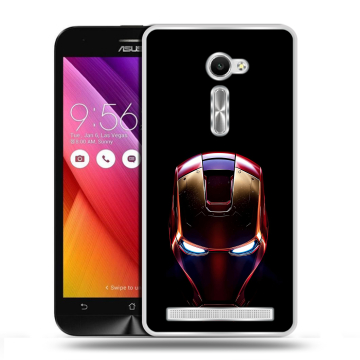 Пластиковый чехол на Asus Zenfone 2 5 с принтом IronMan Железный человек