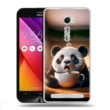 Пластиковый чехол на Asus Zenfone 2 5 с принтом смешная панда Пластиковый чехол на Asus Zenfone 2 5 с принтом смешная панда